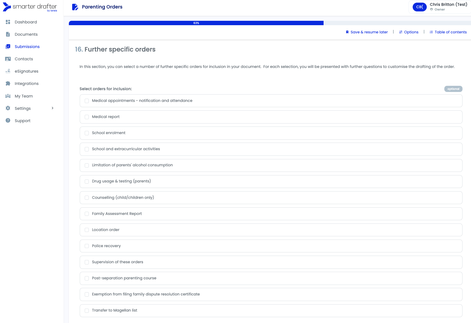 Parenting Orders Update MAY24