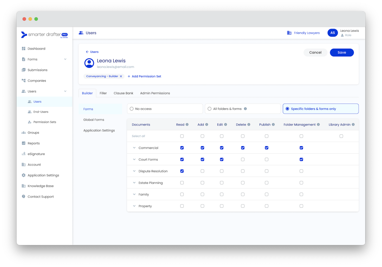 Permissions Sets Dashboard